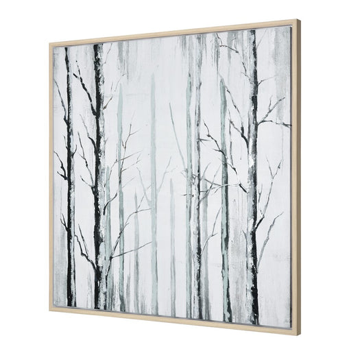 Atlas Lighting Jordan Forest Framed Wall Art, Off White