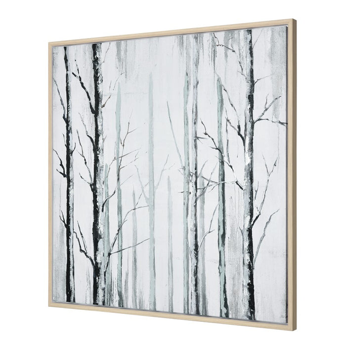 Atlas Lighting Jordan Forest Framed Wall Art, Off White