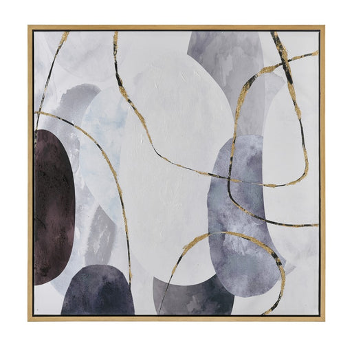 Atlas Lighting Kenner Framed Wall Art, Gray