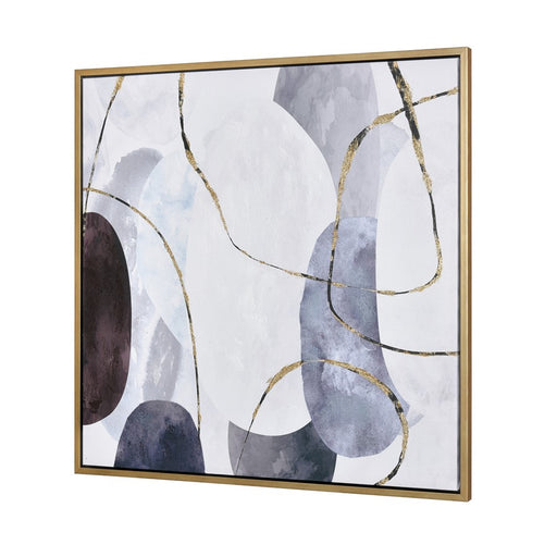 Atlas Lighting Kenner Framed Wall Art, Gray