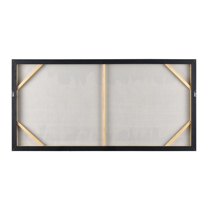 Atlas Lighting Kimble Framed Wall Art, Gray