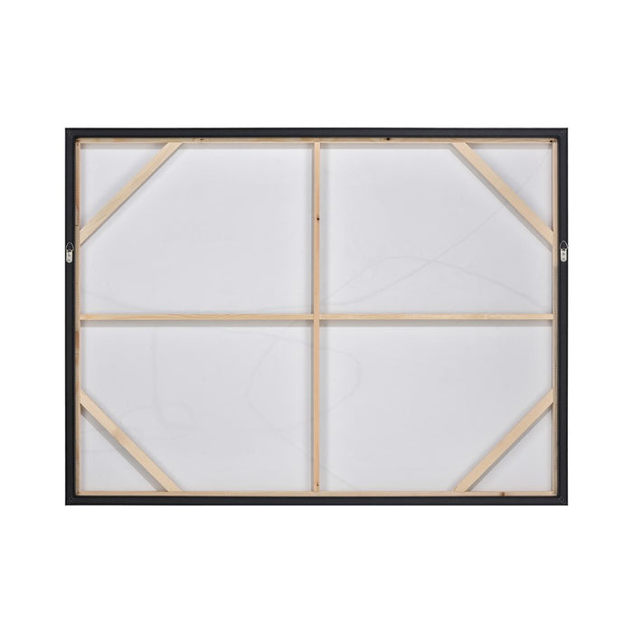 Atlas Lighting Kinetic Abstract Framed Wall Art, Taupe