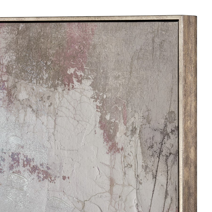 Atlas Lighting Kinetic Abstract Framed Wall Art, Taupe