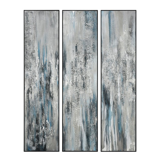 Atlas Lighting Lasting Texture Wall Art, Set of 3, Gray