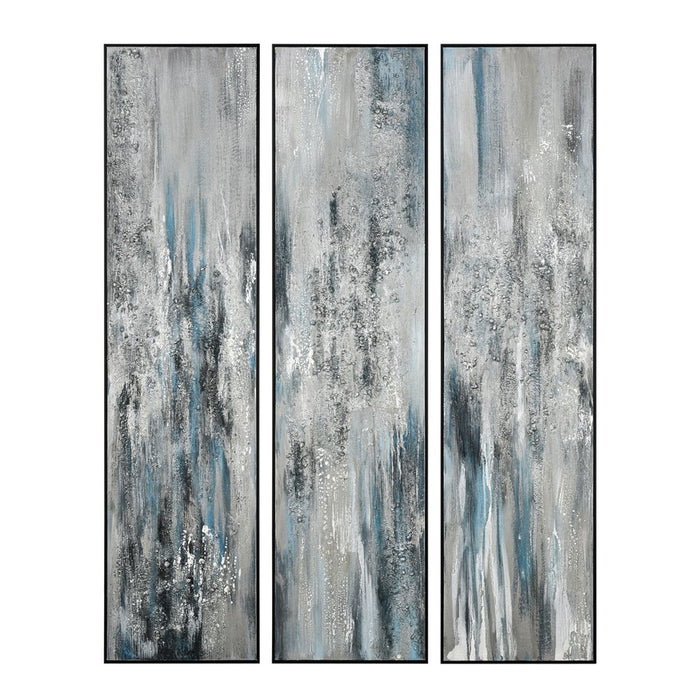 Atlas Lighting Lasting Texture Wall Art, Set of 3, Gray