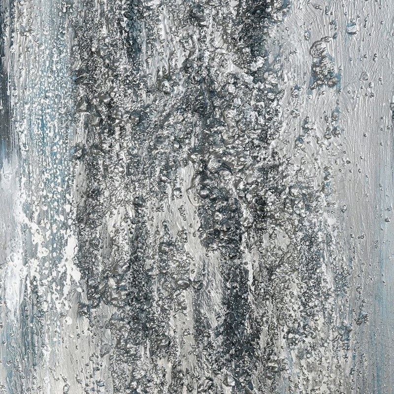 Atlas Lighting Lasting Texture 20in Framed Wall Art Set of 3 | Gray Fabric Modern/Contemporary | Living Room & Bedroom Wall Decor | Model WA11078-01S