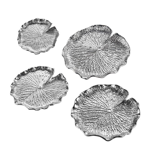 Atlas Lighting Lilypad Bowl, Set of 4, Silver