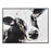 Atlas Lighting Lucy the Cow Framed Wall Art, White