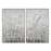 Atlas Lighting Meadow Mist Framed Wall Art, Set of 2, Gray