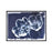 Atlas Lighting Meru Framed Wall Art, Navy