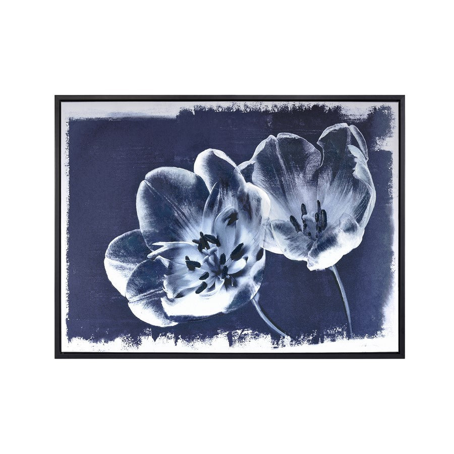 Atlas Lighting Meru Framed Wall Art, Navy