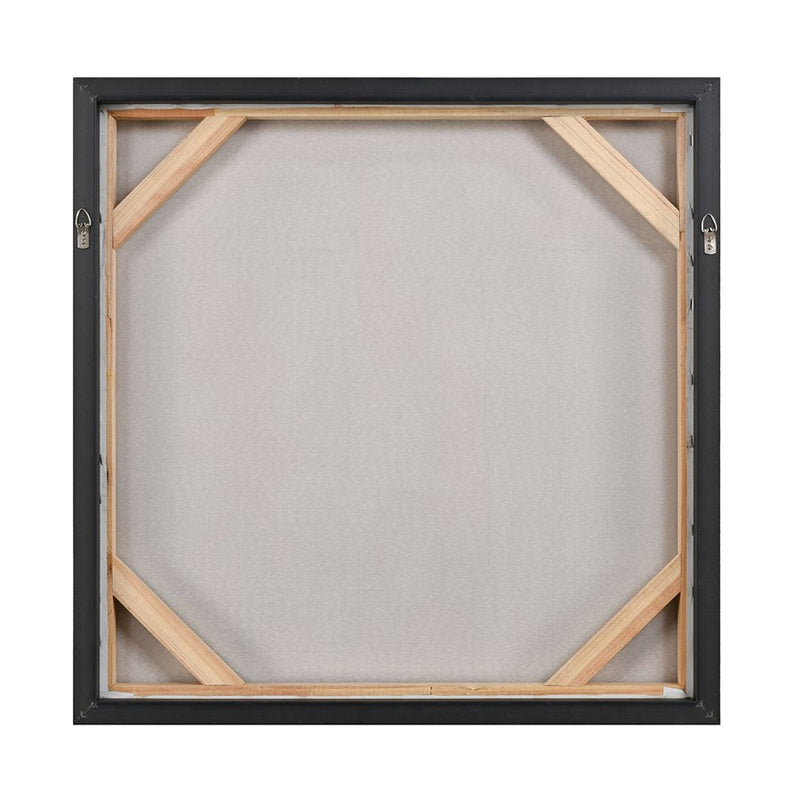 Atlas Lighting Modern Blush I 25in White Wall Art | Modern Fabric | Living Room & Bedroom Decor | 25 x 2 x 25 in | Model WA11096-01