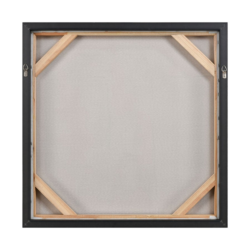 Atlas Lighting Modern Blush II 25in Framed Wall Art | White & Light Pink Fabric Canvas | Living Room & Bedroom Decor | Model WA11096-02