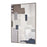 Atlas Lighting Pender Abstract Framed Wall Art, Cream