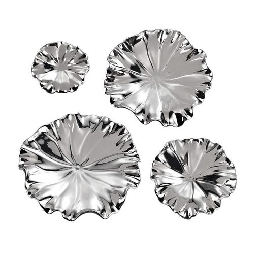 Atlas Lighting Petal Bowl, Set of 4, Silver