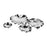 Atlas Lighting Petal Bowl, Set of 4, Silver