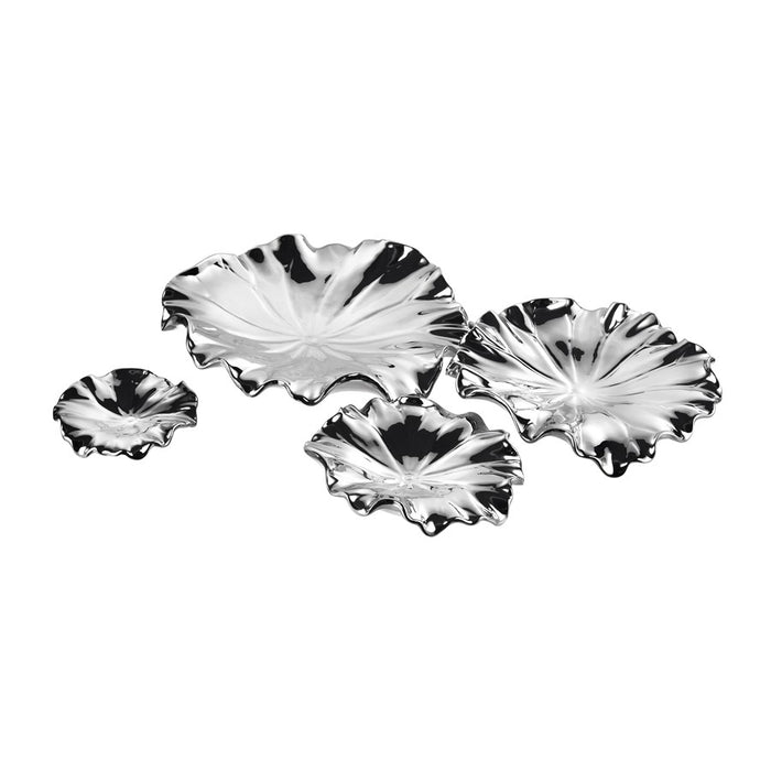 Atlas Lighting Petal Bowl, Set of 4, Silver