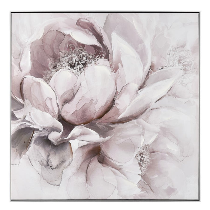 Atlas Lighting Petal Study Framed Wall Art, Blush