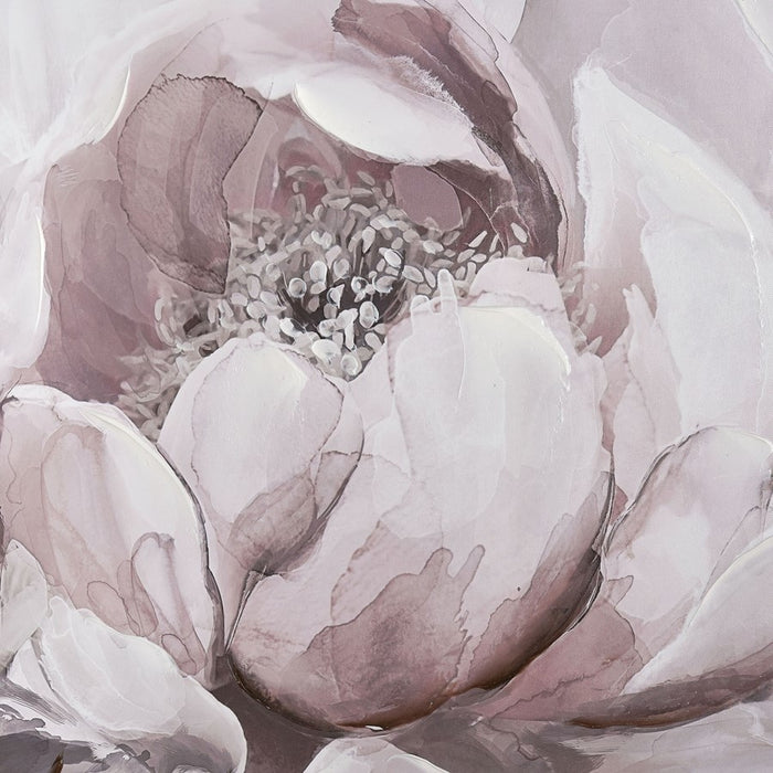 Atlas Lighting Petal Study Framed Wall Art, Blush