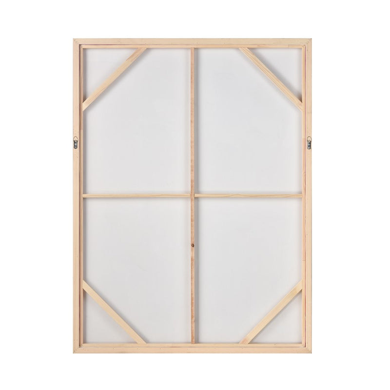 Atlas Lighting Pink Flush 47in Abstract Framed Wall Art | Pink & Coral Fabric on Wood Frame | Living Room & Bedroom Statement | Model WA11122-01