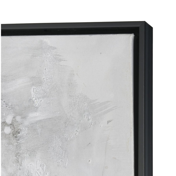 Atlas Lighting Reading in Gray Framed Wall Art, Gray