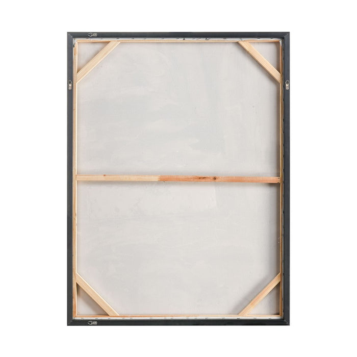 Atlas Lighting Reading in Gray Framed Wall Art, Gray