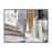 Atlas Lighting Reading in Gray Framed Wall Art, Gray