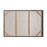 Atlas Lighting Remembered Gold Wall Art, Off White
