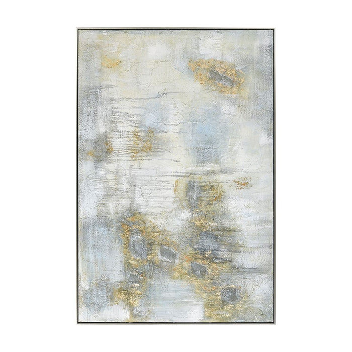Atlas Lighting Remembered Gold Wall Art, Off White