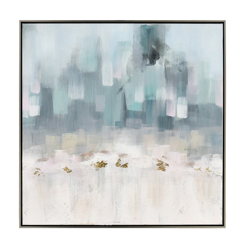 Atlas Lighting Remembrance Framed Wall Art,Lt Blue
