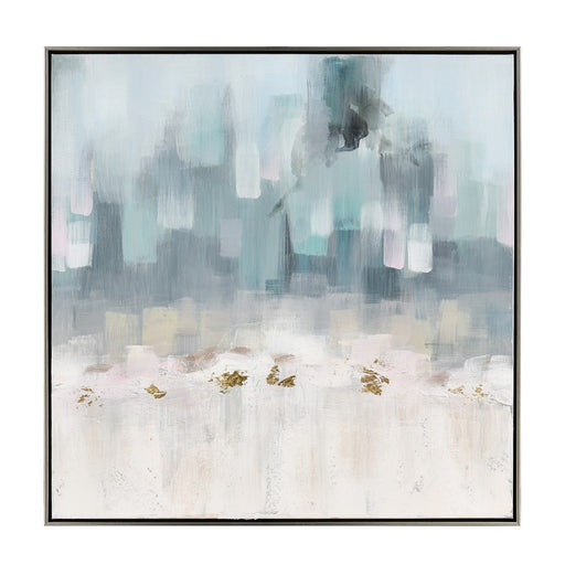 Atlas Lighting Remembrance Framed Wall Art,Lt Blue