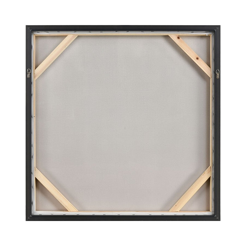 Atlas Lighting Remembrance 32.5in W Framed Wall Art | Modern Light Blue & Cream Fabric | Bedroom & Living Room Decor | Model WA11127-01