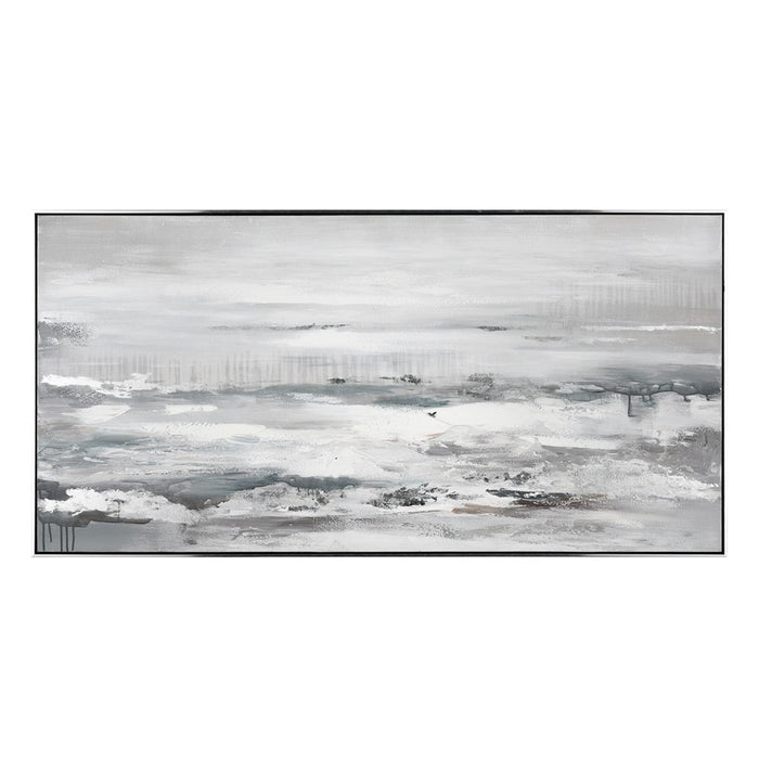 Atlas Lighting Renew Framed Wall Art, Gray