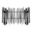 Atlas Lighting Ridge Dimensional Wall Art, Black