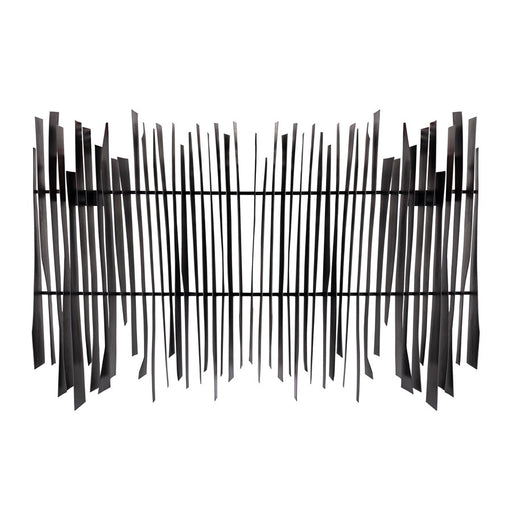 Atlas Lighting Ridge Dimensional Wall Art, Black