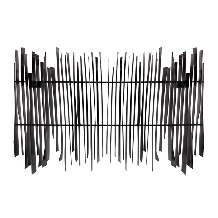 Atlas Lighting Ridge Dimensional Wall Art, Black