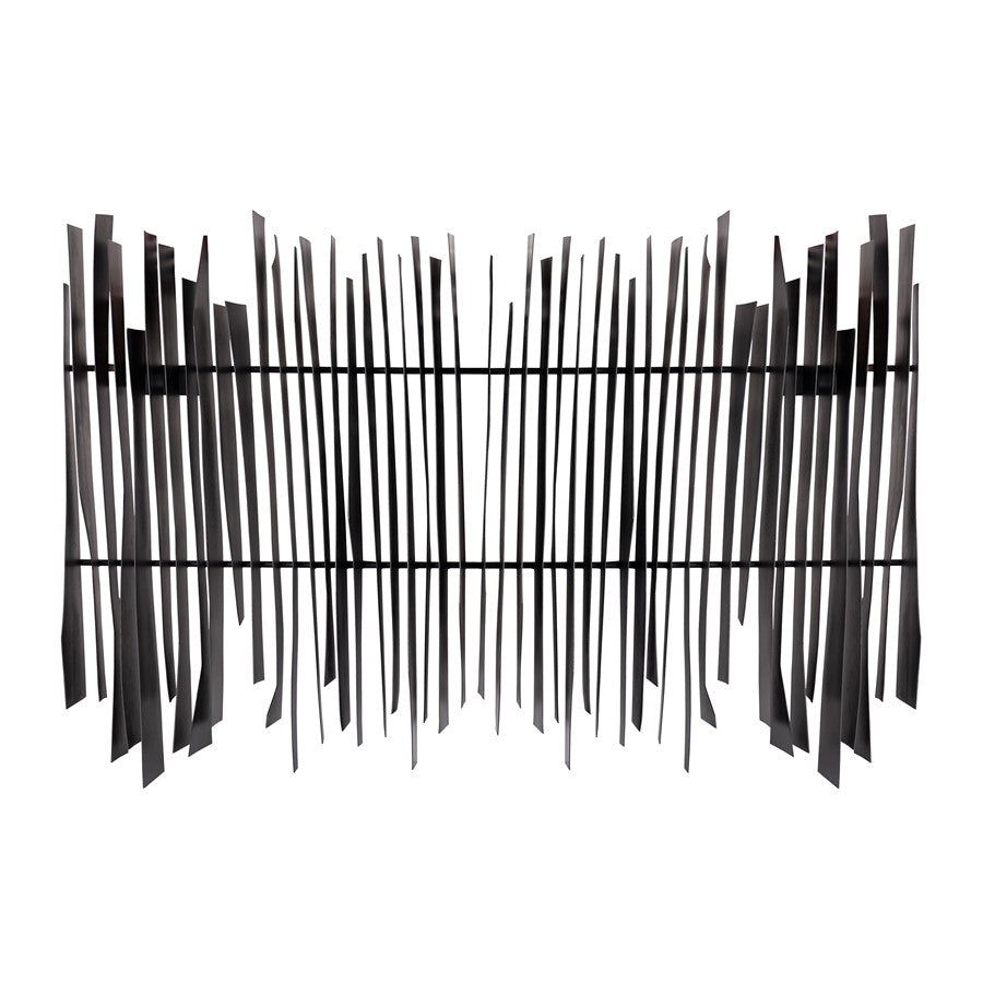 Atlas Lighting Ridge Dimensional Wall Art, Black