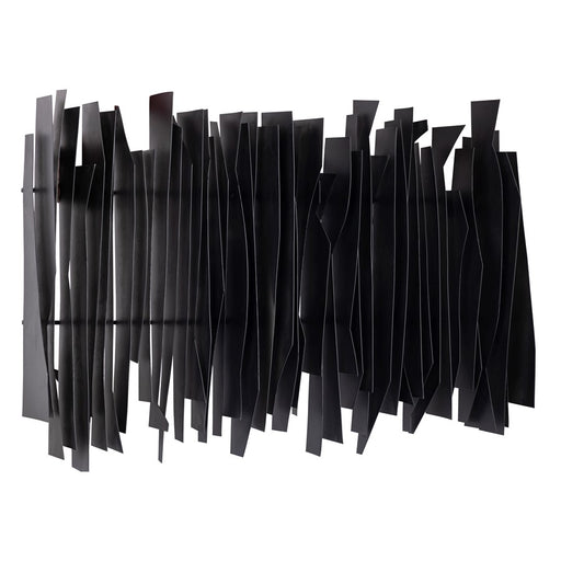 Atlas Lighting Ridge Dimensional Wall Art, Black