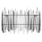 Atlas Lighting Ridge Dimensional Wall Art, Black