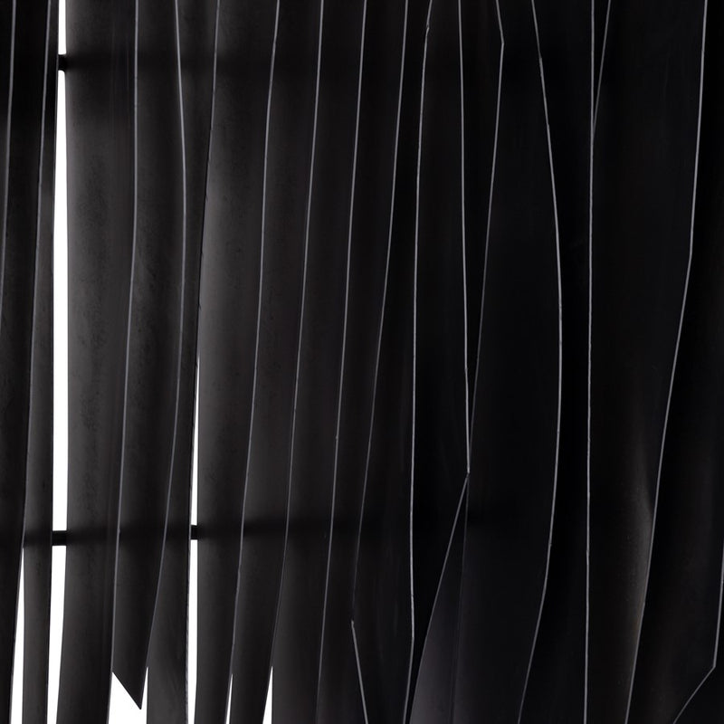 Atlas Lighting Ridge 45in Dimensional Wall Art | Aged Black Metal | Living Room & Office Statement | 45 x 6.5 x 31.5 in | Model WA11131-01
