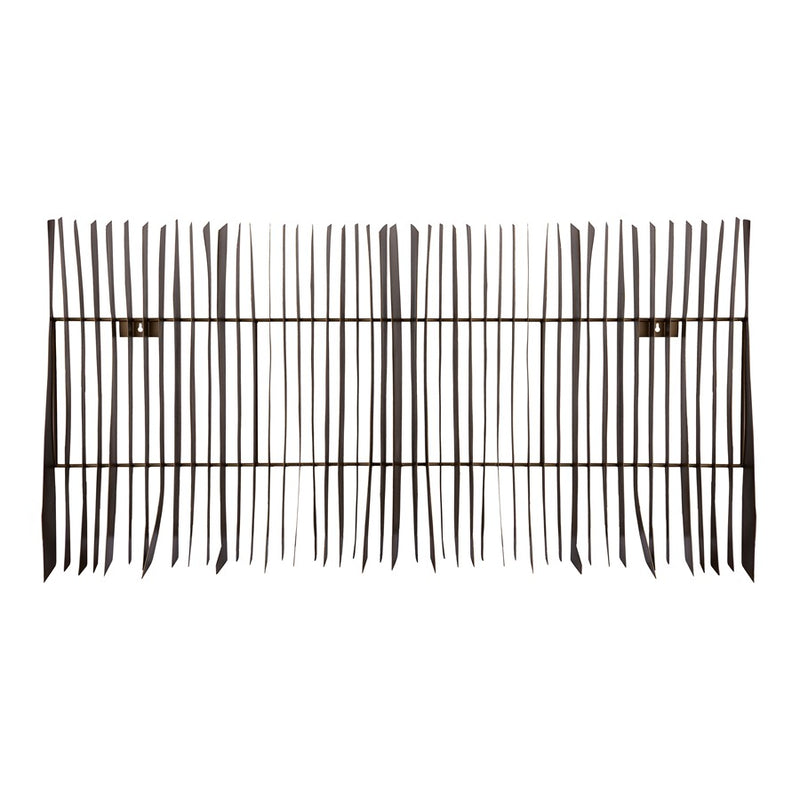 Atlas Lighting Ridge 60in Dimensional Wall Art | Aged Brass Metal | Living Room & Office Statement | 60 x 6.5 x 30 in | Model WA11132-01