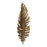 Atlas Lighting Sago Leaf Dimensional Wall Decor, Antique Gold