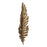 Atlas Lighting Sago Leaf Dimensional Wall Decor, Antique Gold