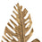 Atlas Lighting Sago Leaf Dimensional Wall Decor, Antique Gold