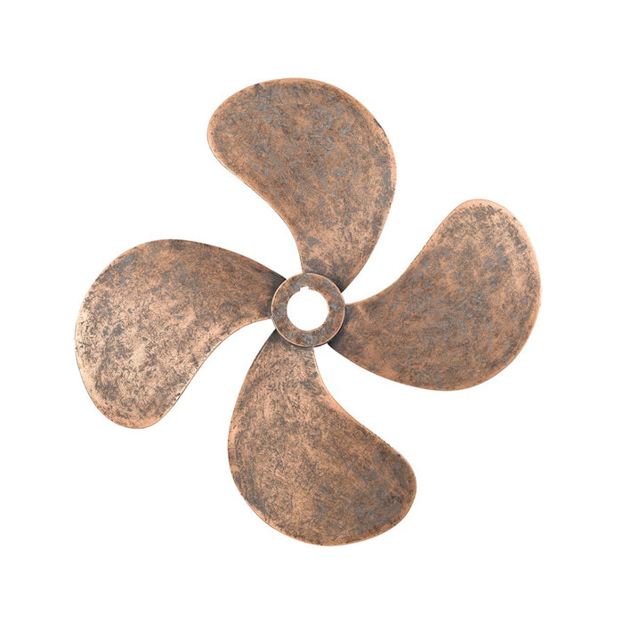 Atlas Lighting Ships Rudder Dimensional Wall Art, Antique Copper
