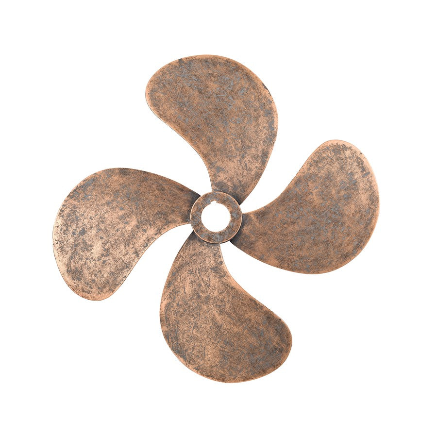 Atlas Lighting Ships Rudder Dimensional Wall Art, Antique Copper