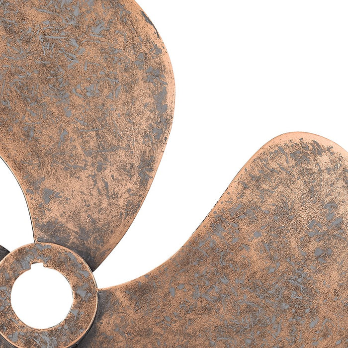 Atlas Lighting Ships Rudder Dimensional Wall Art, Antique Copper