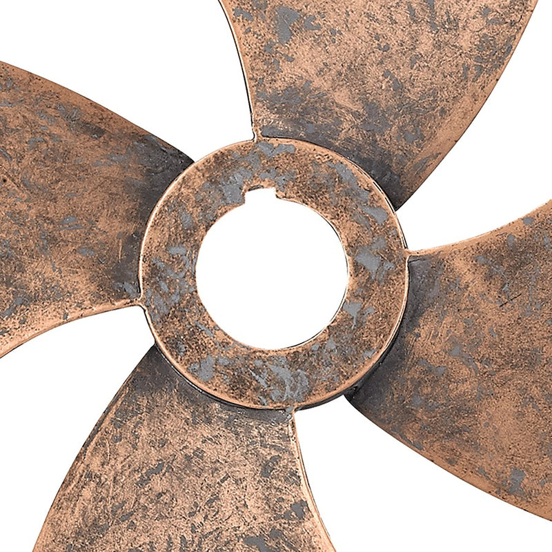 Atlas Lighting Ships Rudder Dimensional Wall Art, Antique Copper