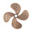 Atlas Lighting Ships Rudder Dimensional Wall Art, Antique Copper