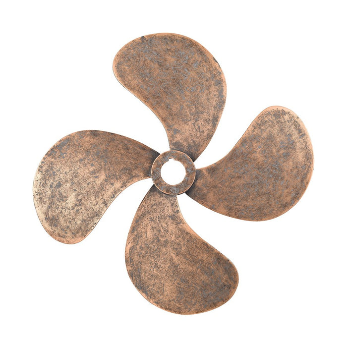 Atlas Lighting Ships Rudder Dimensional Wall Art, Antique Copper